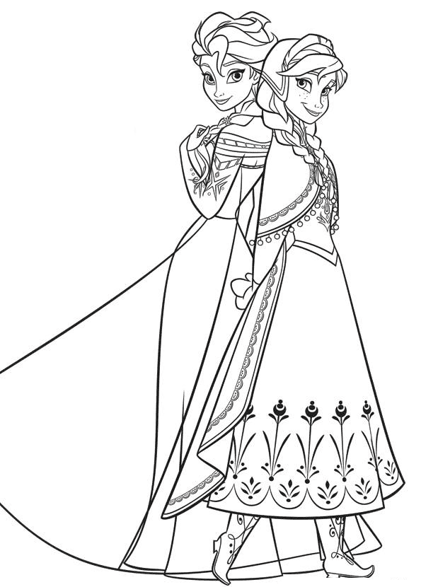 Anna dan Elsa yang cantik