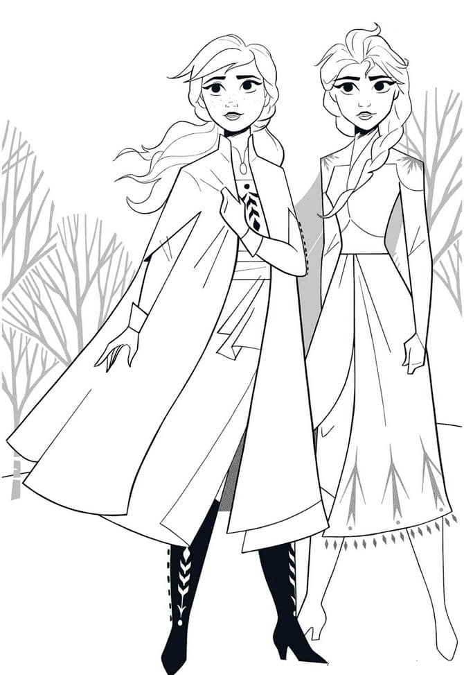 Anna, Elsa Frozen II