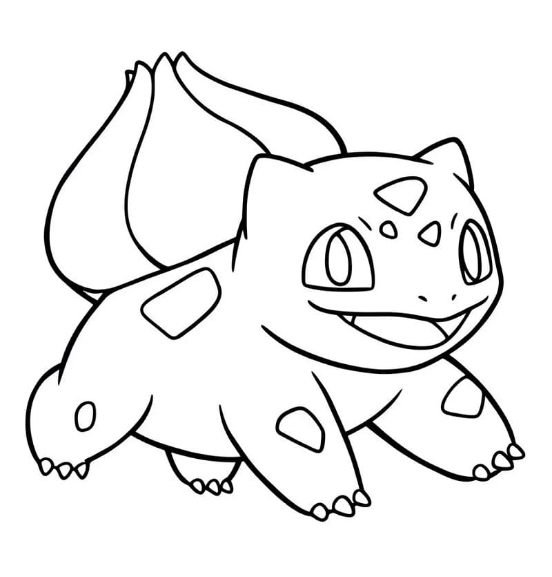 Bulbasaur Gratis Cetak