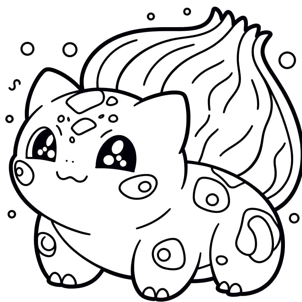 Bulbasaur yang menggemaskan