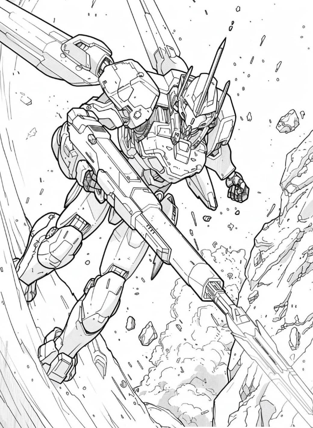 Cetakan Gundam Berlapis Baja