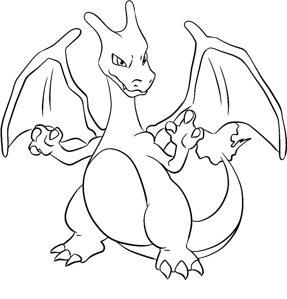 Charizard Cetak gratis gambar
