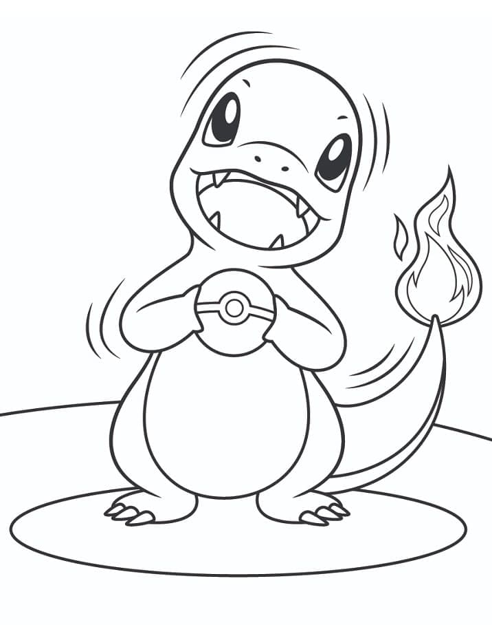 Charmander dan Pokeball