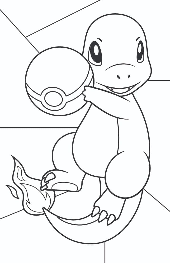 Charmander dengan Pokeball