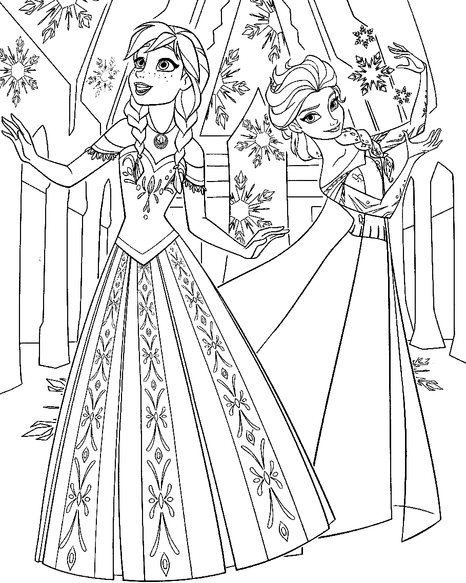 Disney Frozen Anna dan Elsa