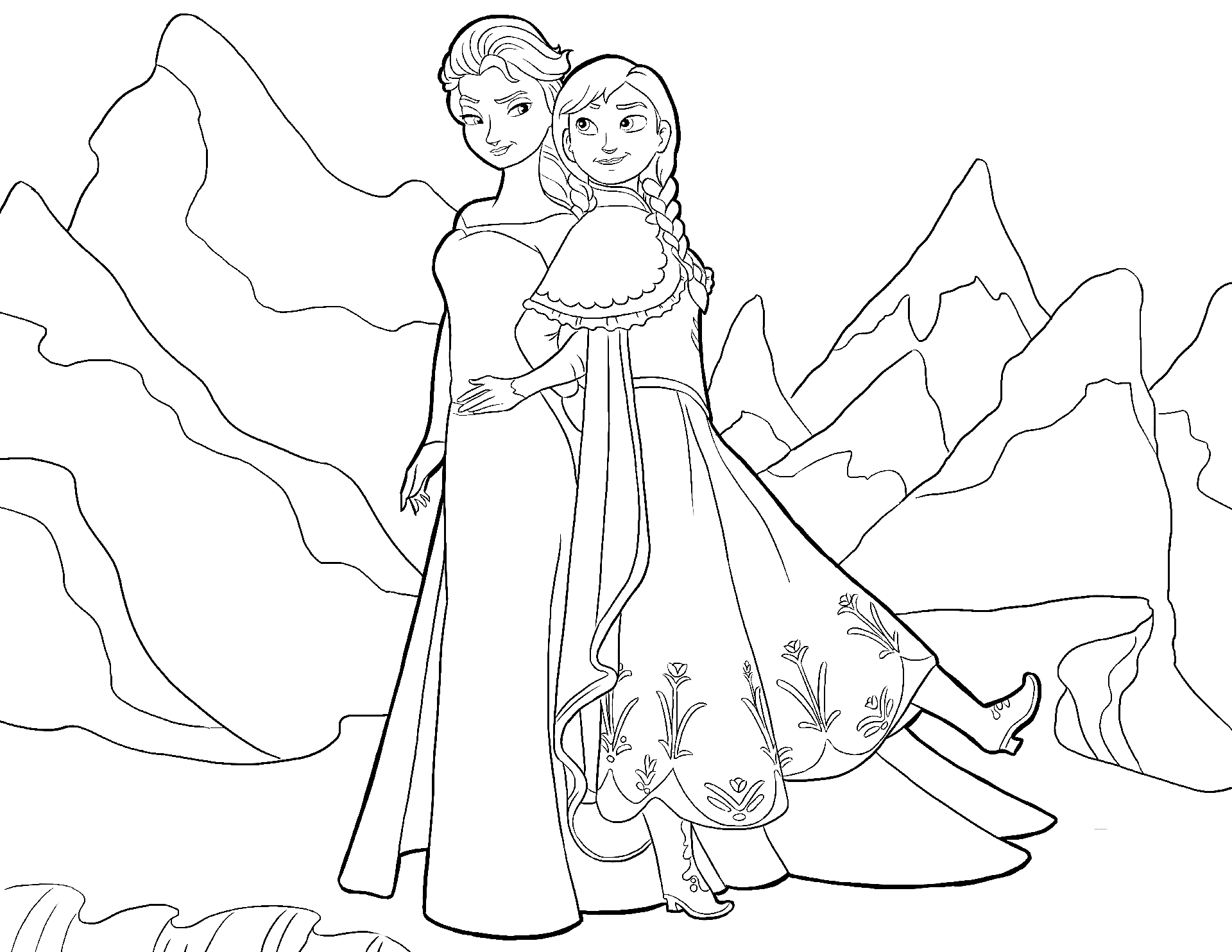 Elsa yang cantik, Anna gratis