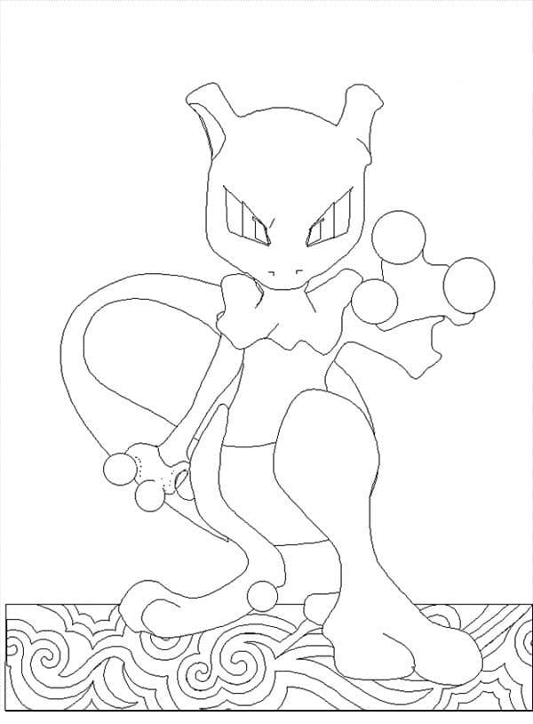Garis besar Mewtwo gratis