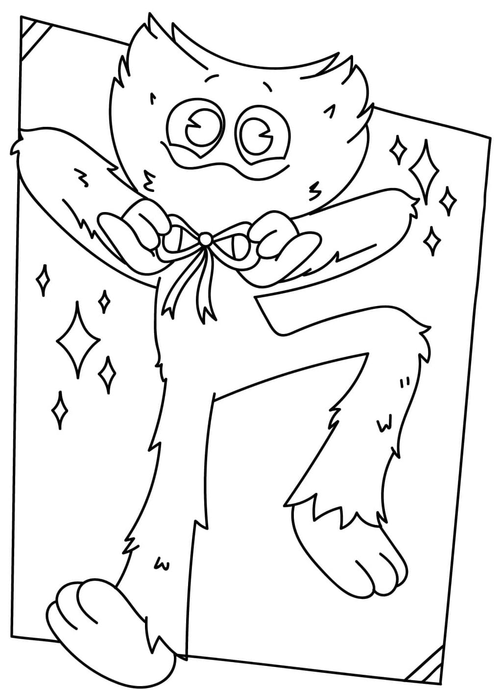 Huggy Wuggy Gratis mencetak