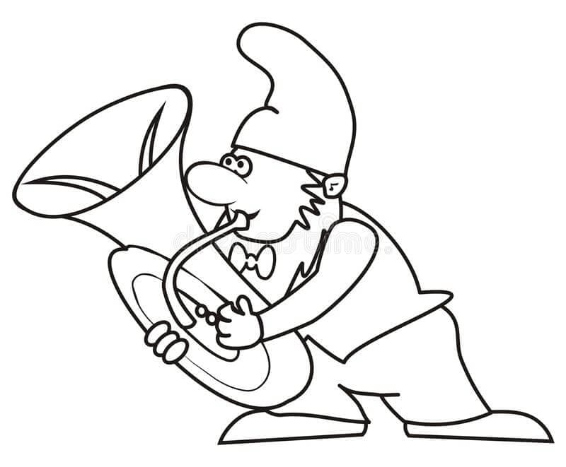 Kurcaci Memainkan Terompet