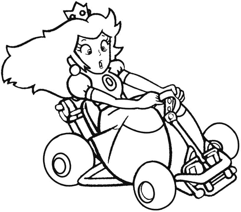 Mario Kart Putri Peach