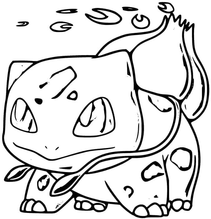 Menggambar Bulbasaur