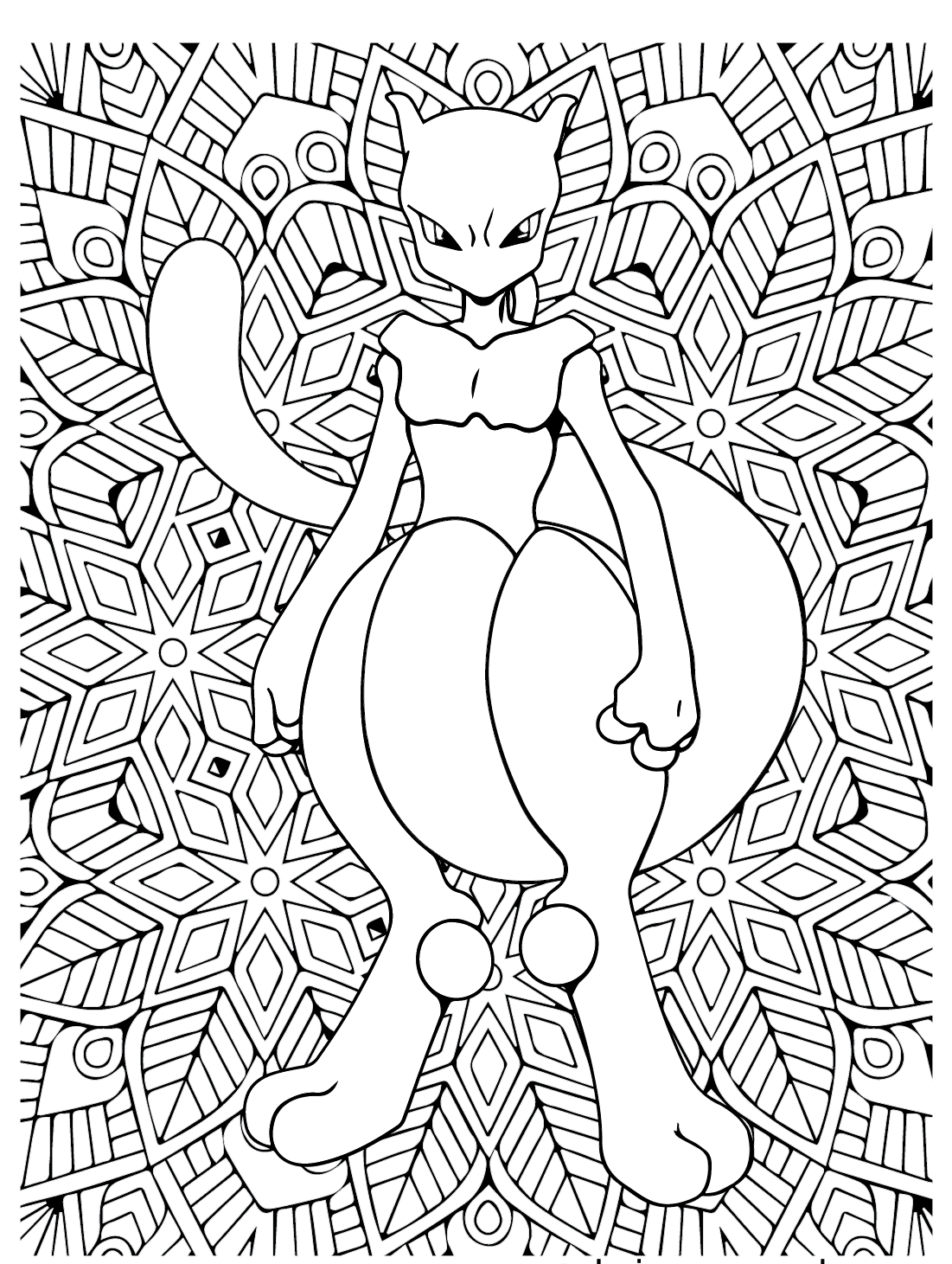 Mewtwo untuk Dicetak