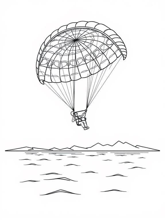 Paralayang di atas air