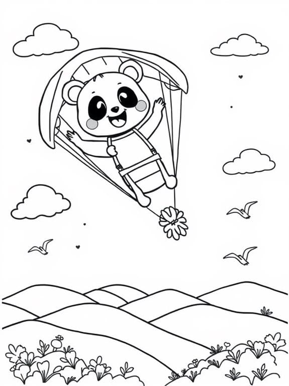 Paralayang lucu banget