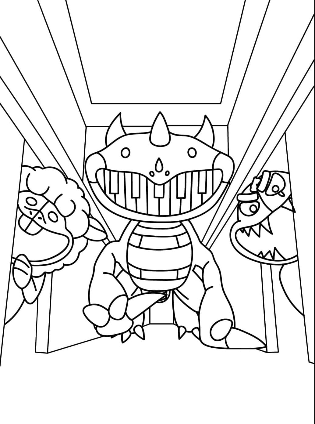 Piano Dinosaurus Poppy Playtime