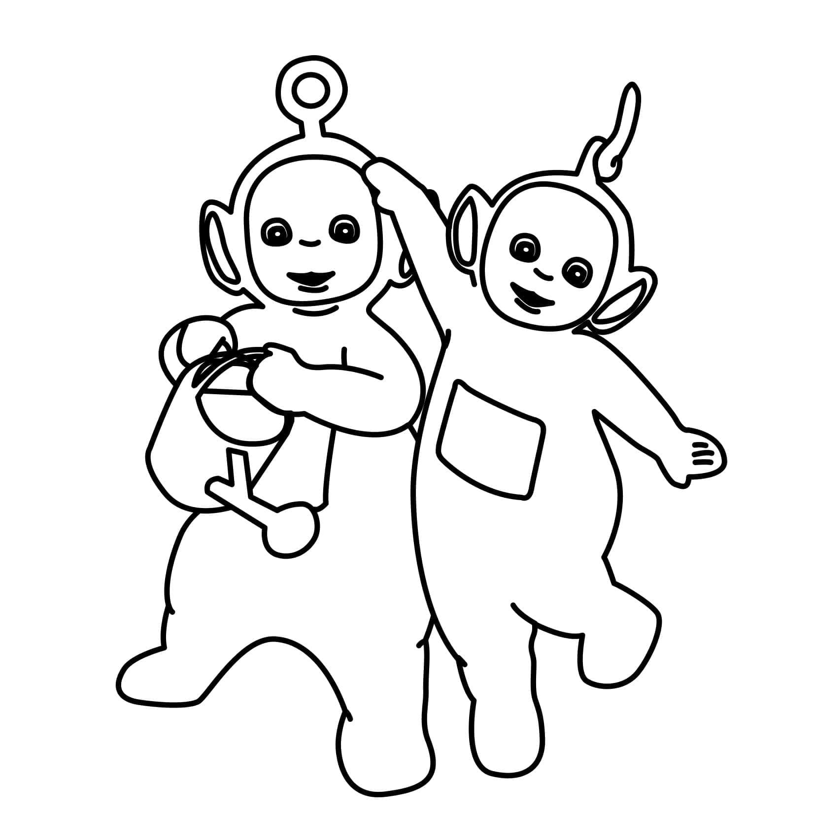 Po dan Laa-Laa dari Teletubbies
