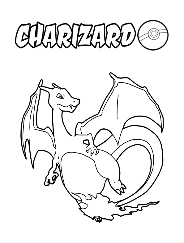 Pokemon Charizard terbang