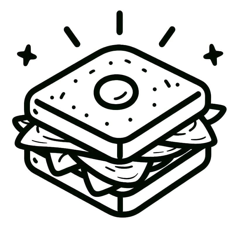 Sandwich untuk Dicetak