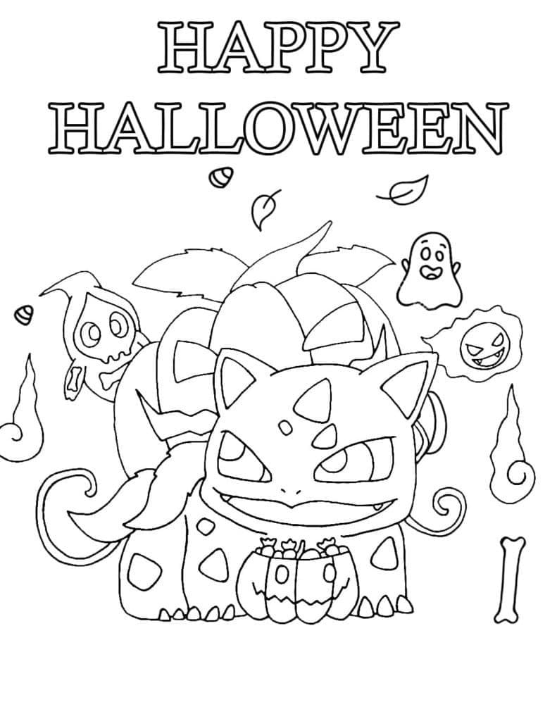 Selamat Halloween, Pokemon Bulbasaur