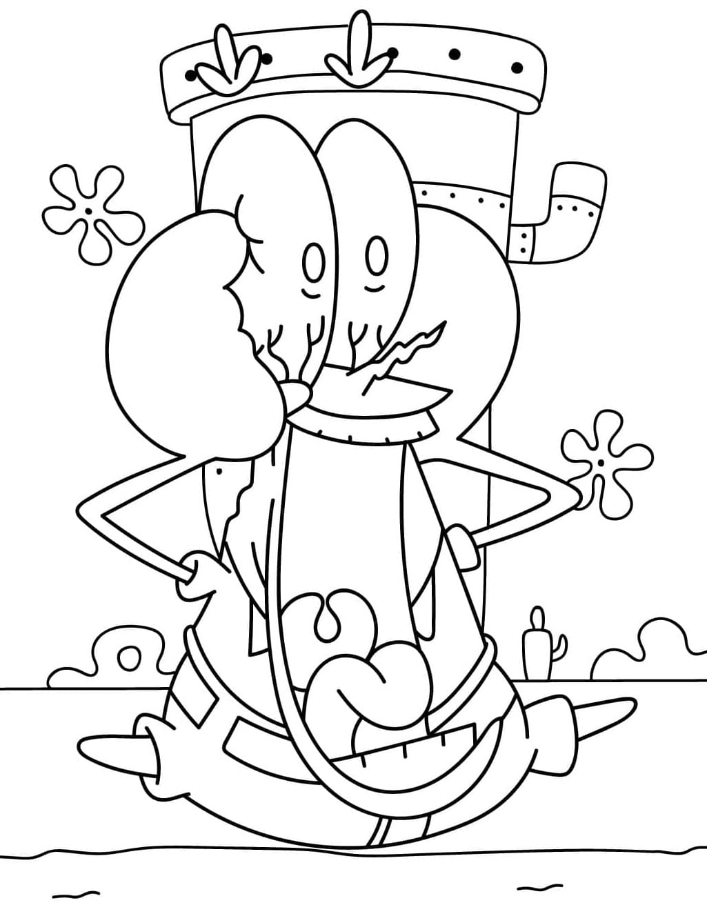 Tuan Krabs Berteriak Ketakutan