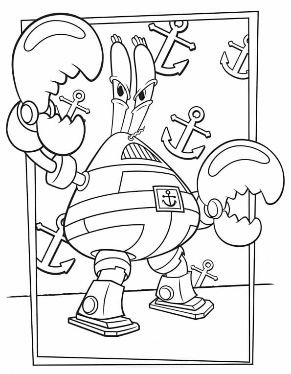 Tuan Krabs dapat dicetak