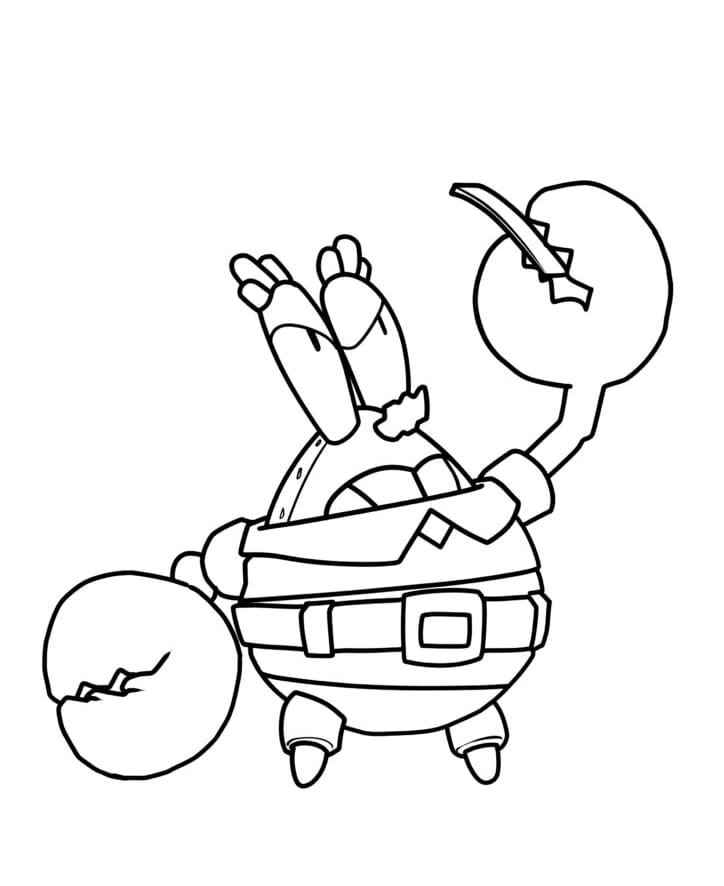 Tuan Krabs sangat marah