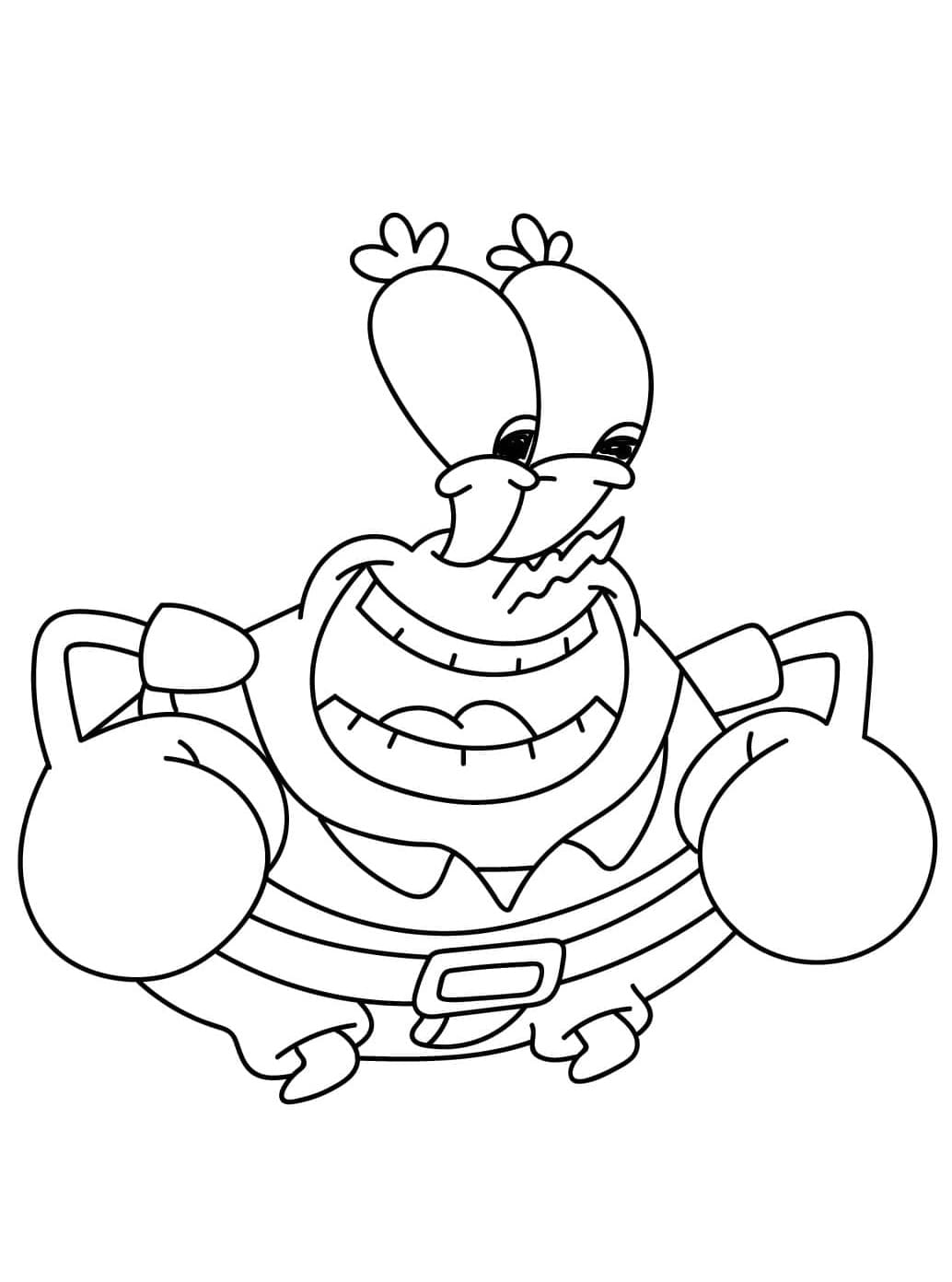 Tuan Krabs yang Bahagia