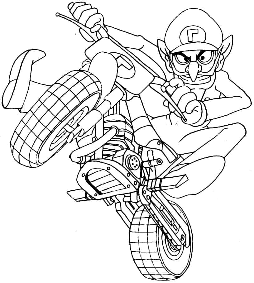 Waluigi di Mario Kart