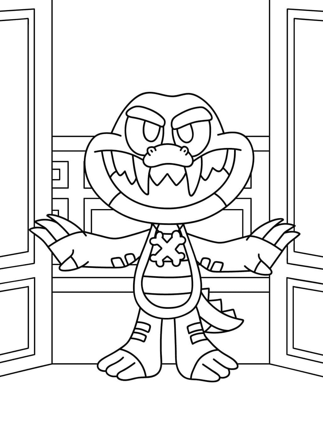 Allister Gator Tertawa Menakutkan