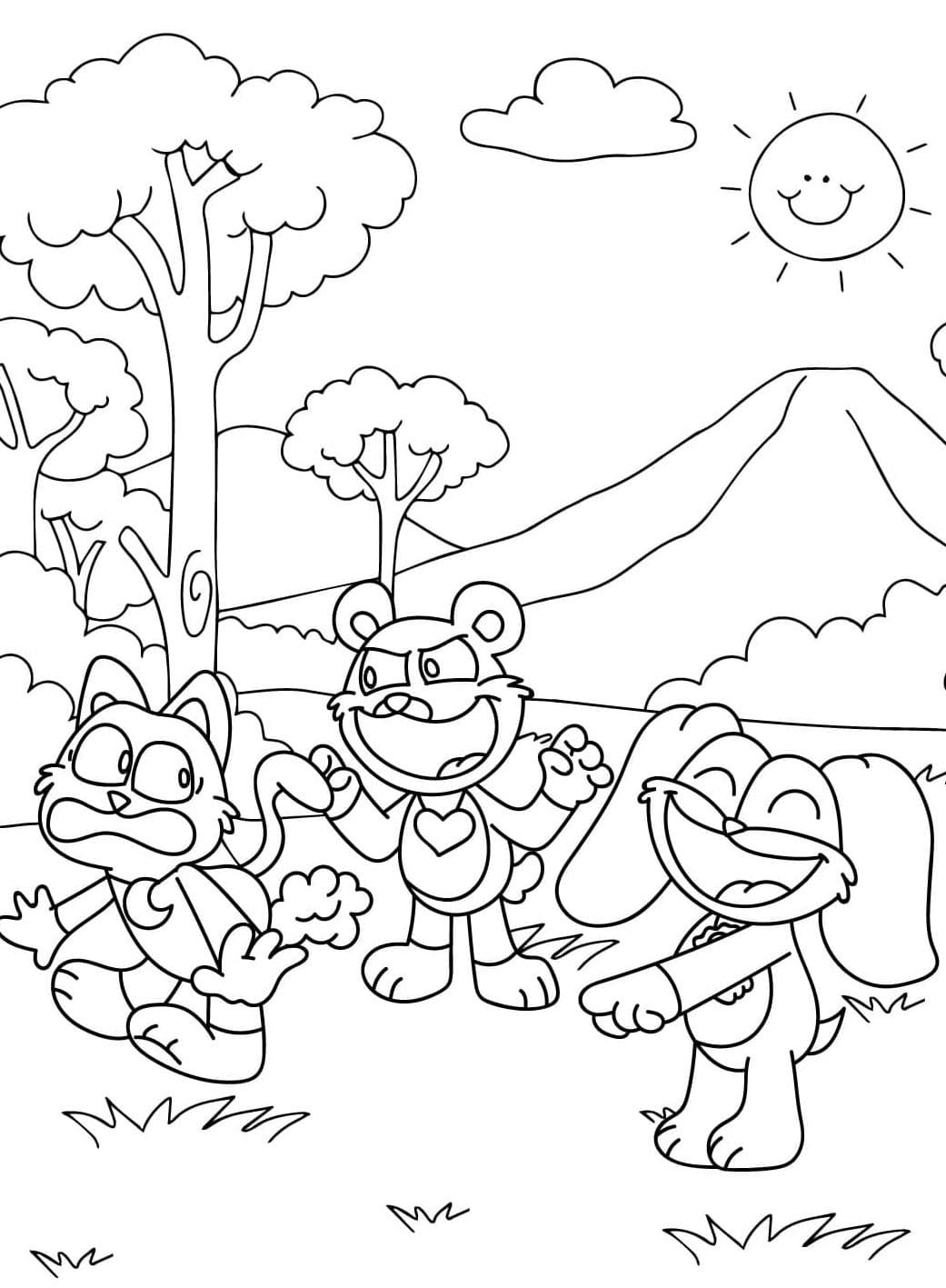 BearHug, CatNap dan DogDay