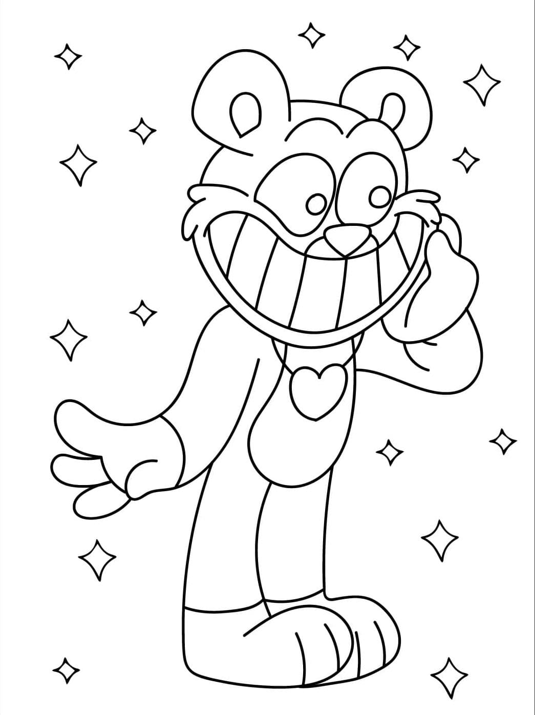 Bobby BearHug dapat dicetak gratis