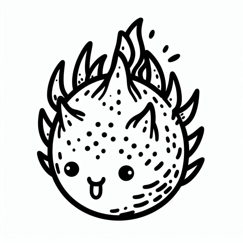 Buah Naga lucu banget