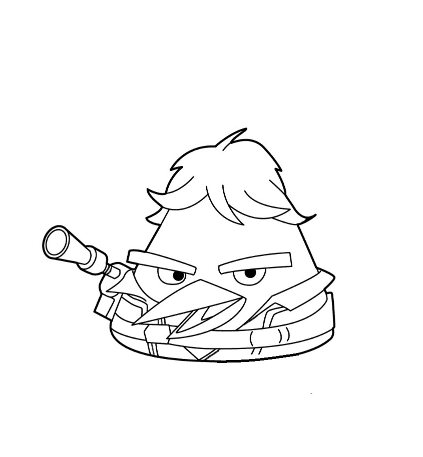 Dengan pistol dari Angry Birds