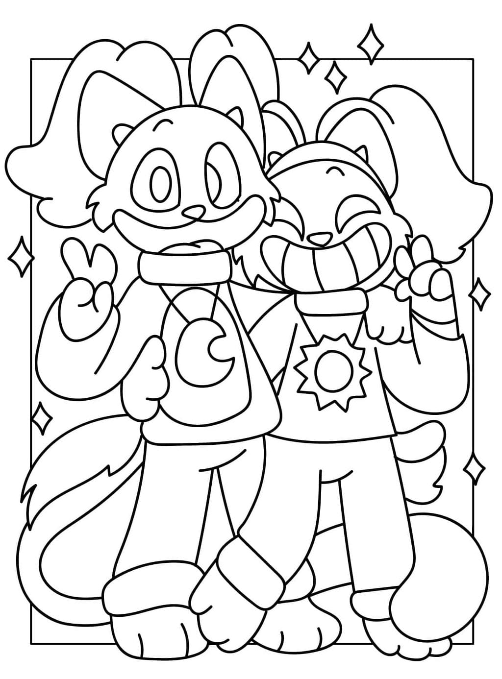 DogDay dan CatNap dapat dicetak