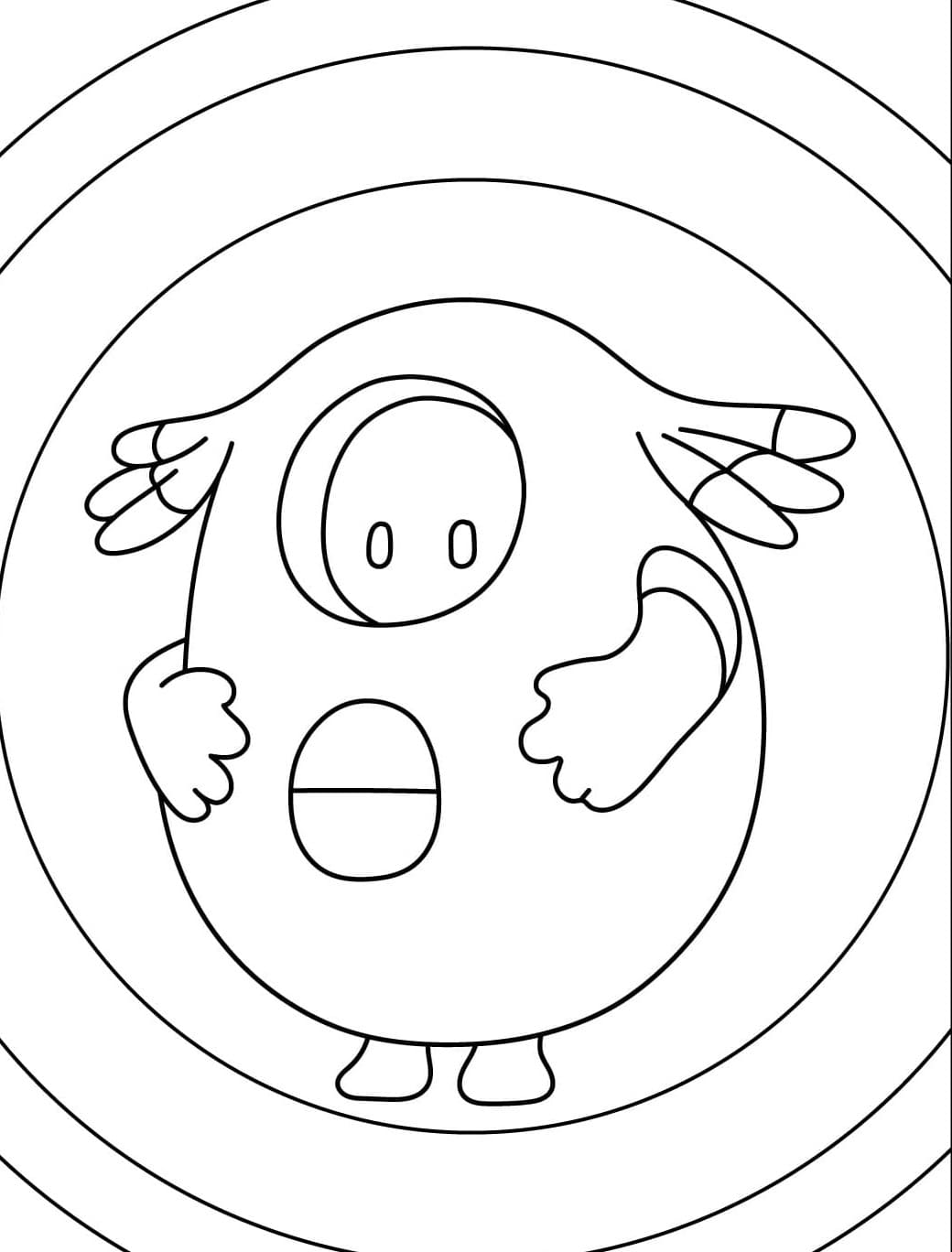 Fall Guys Karakter Kawaii