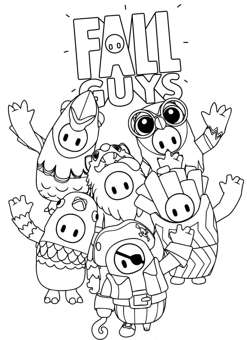 Fall Guys Lucu