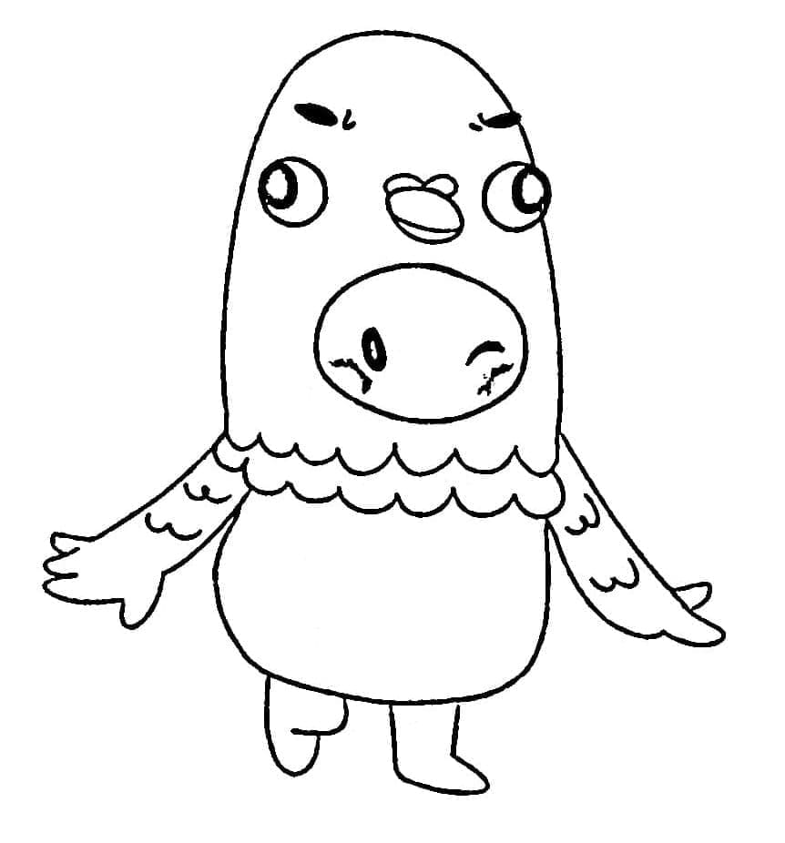 Fall Guys Pigeon Kostum