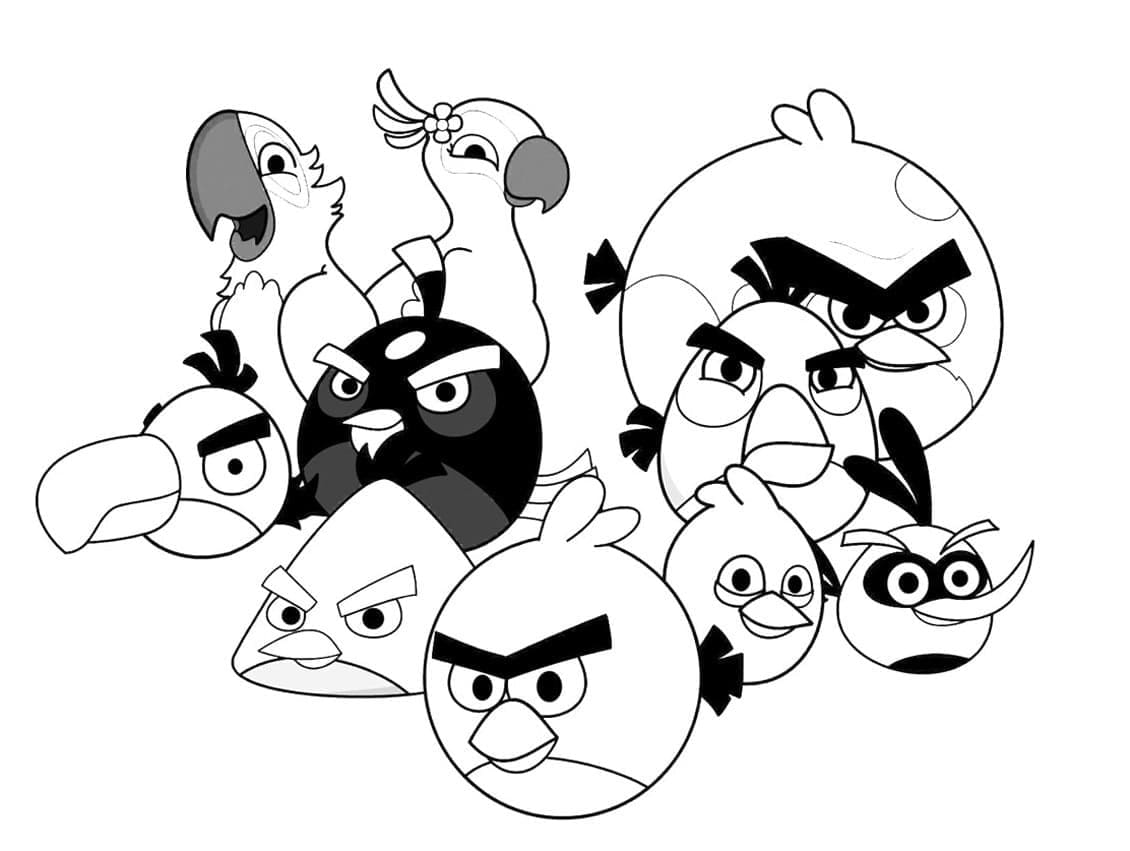 Imut-imut Angry Birds