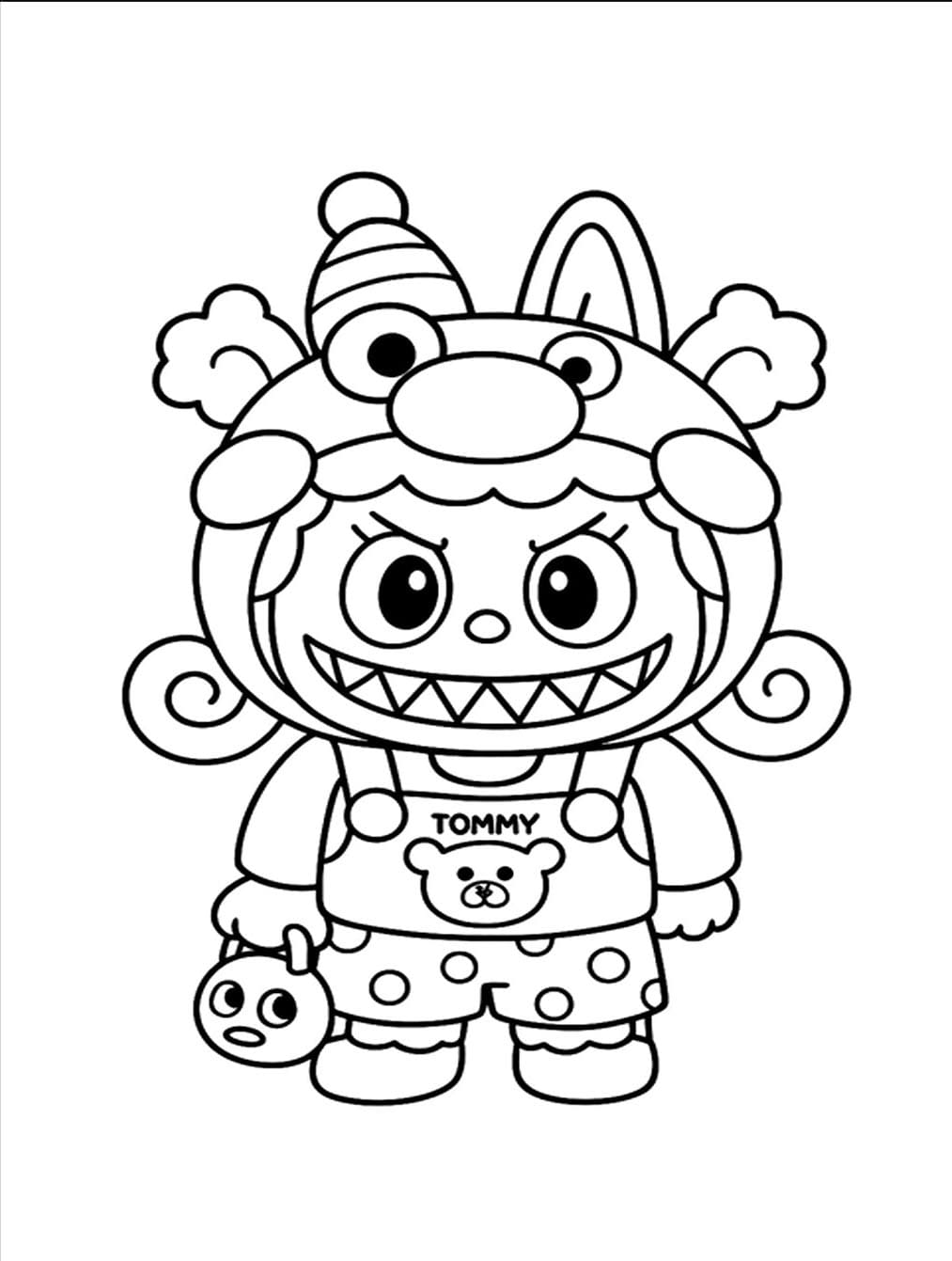 Labubu di dalam beruang