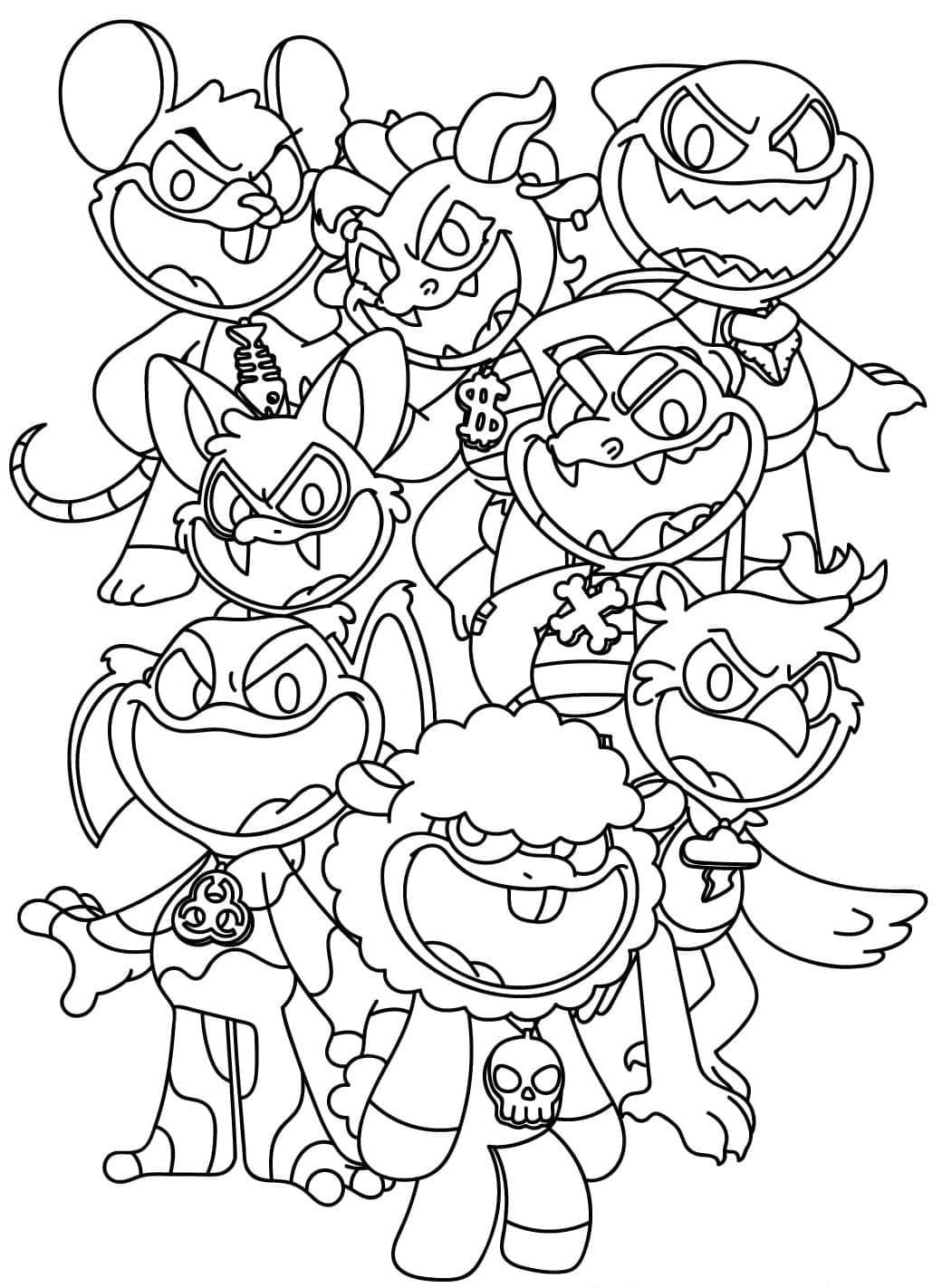 Nightmare Critters Poster