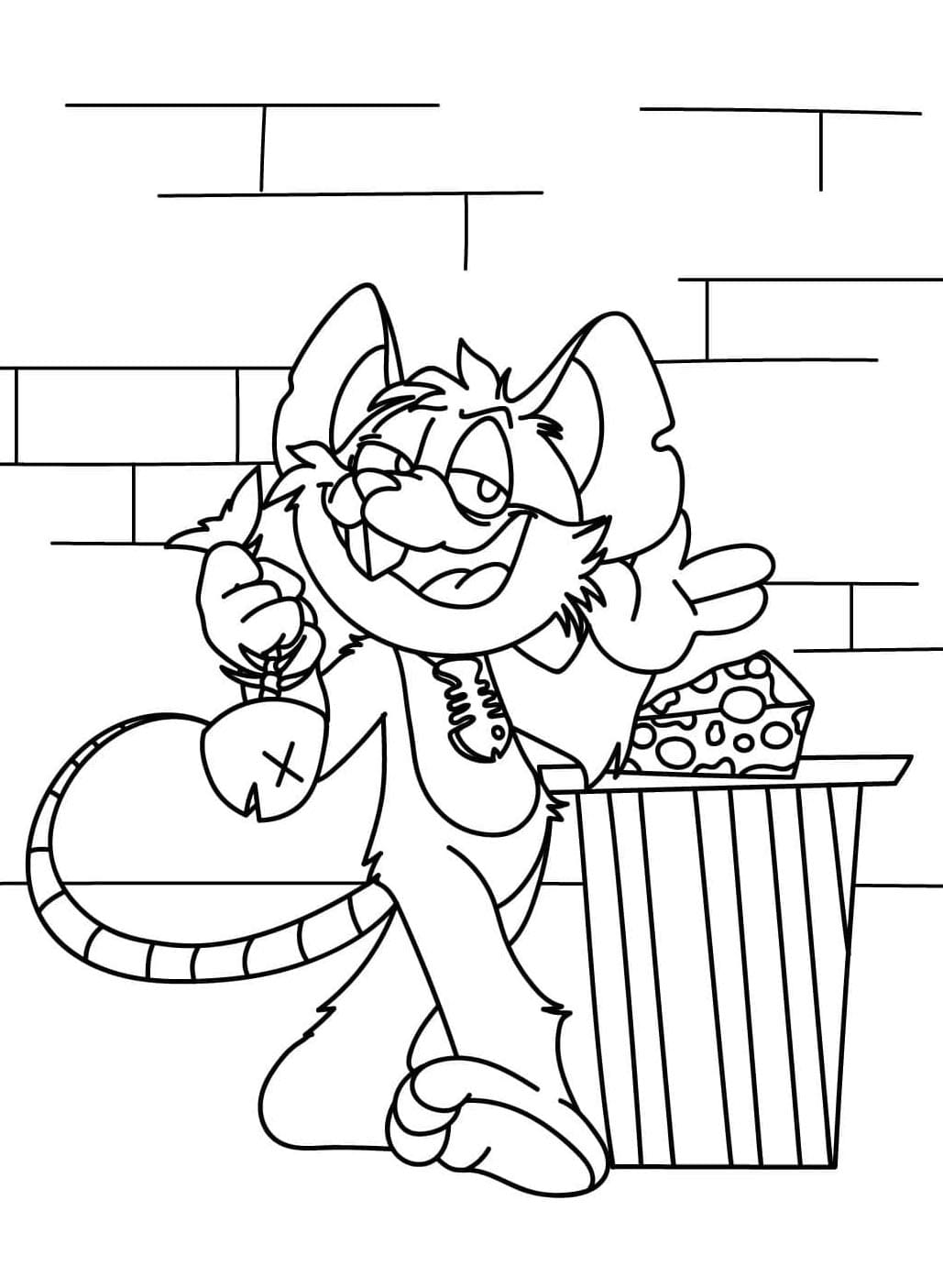 Touille Dengan Liontin Tulang Ikan