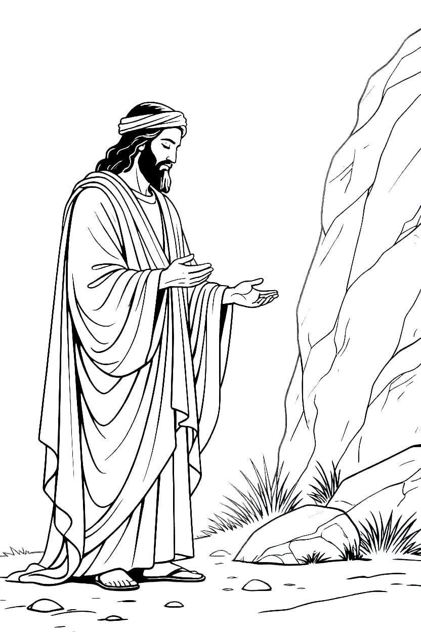 Abraham di batu karang