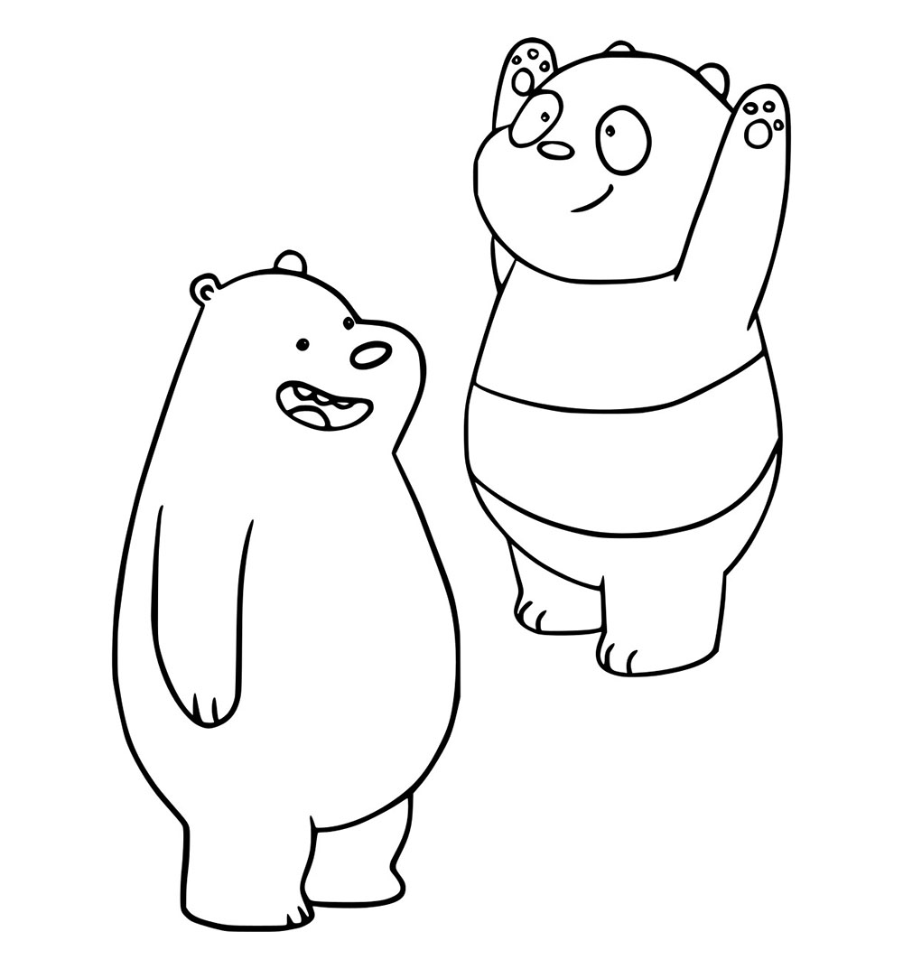 Beruang Es dan Beruang Panda