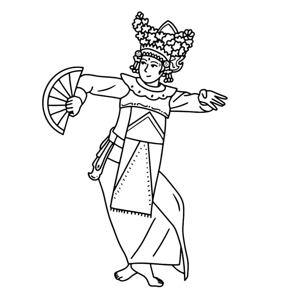 Garis Besar Tari Bali