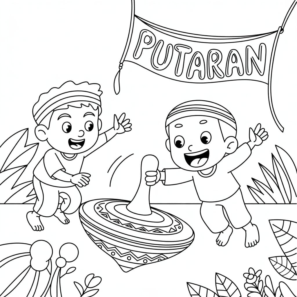 Gratis Permainan tradisional Gasing