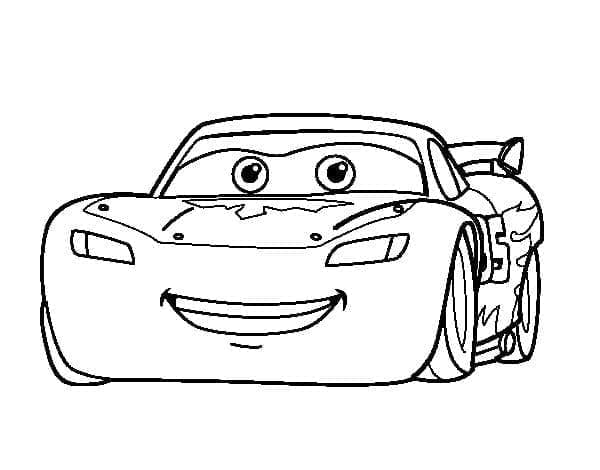 Lightning McQueen yang tersenyum