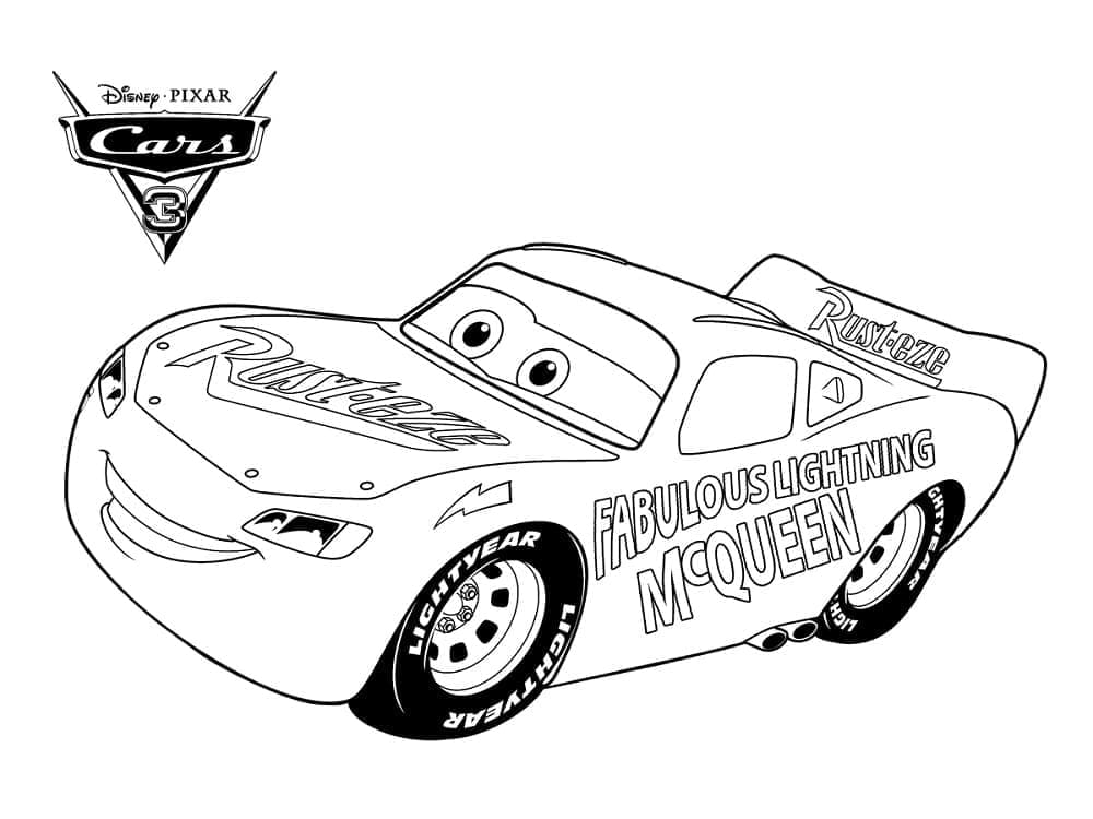 Mobil 3 Lightning McQueen