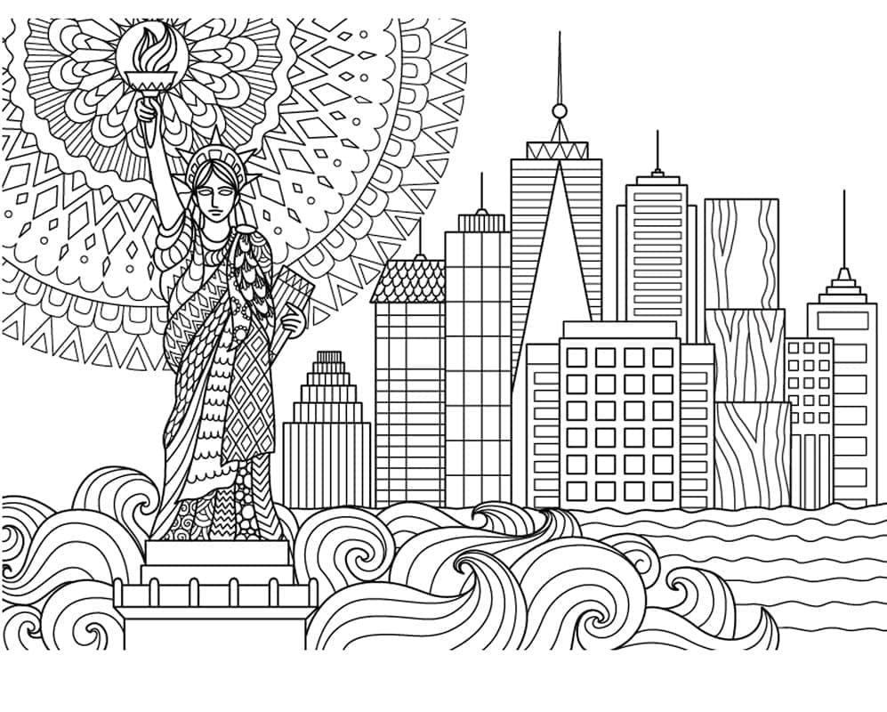 Perkotaan New York yang Dapat Dicetak Gratis