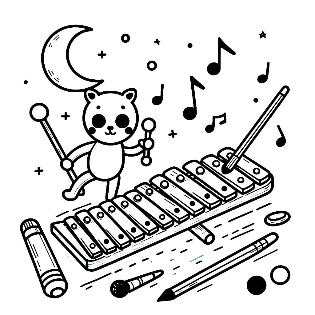 Permainan alien Xilofon