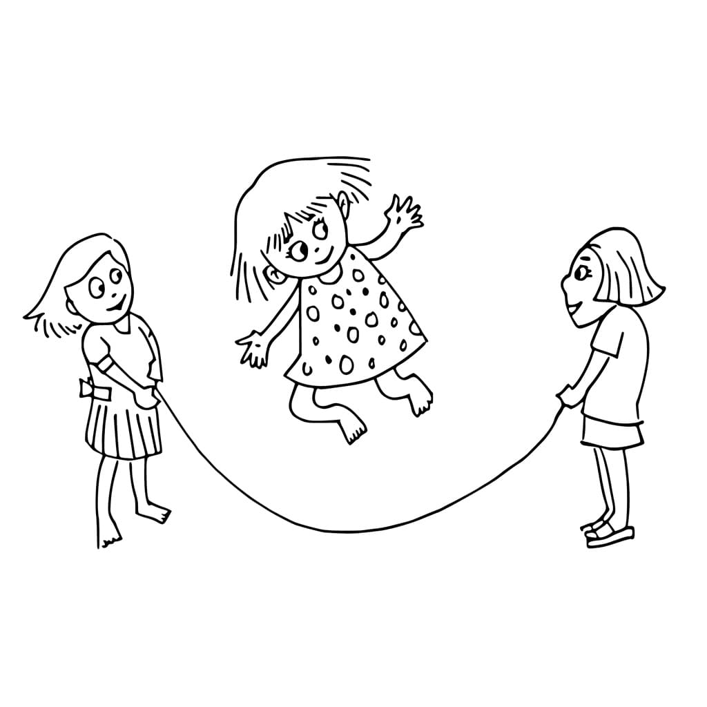 Permainan Lompat Tali Karet